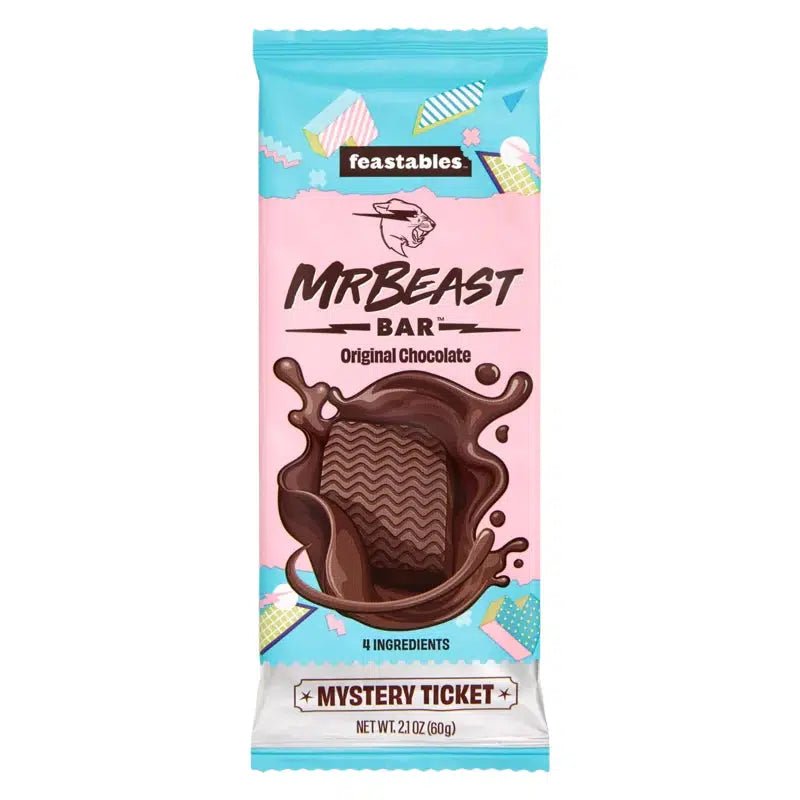  Feastables MrBeast Milk Chocolate Crunch Bars - Made