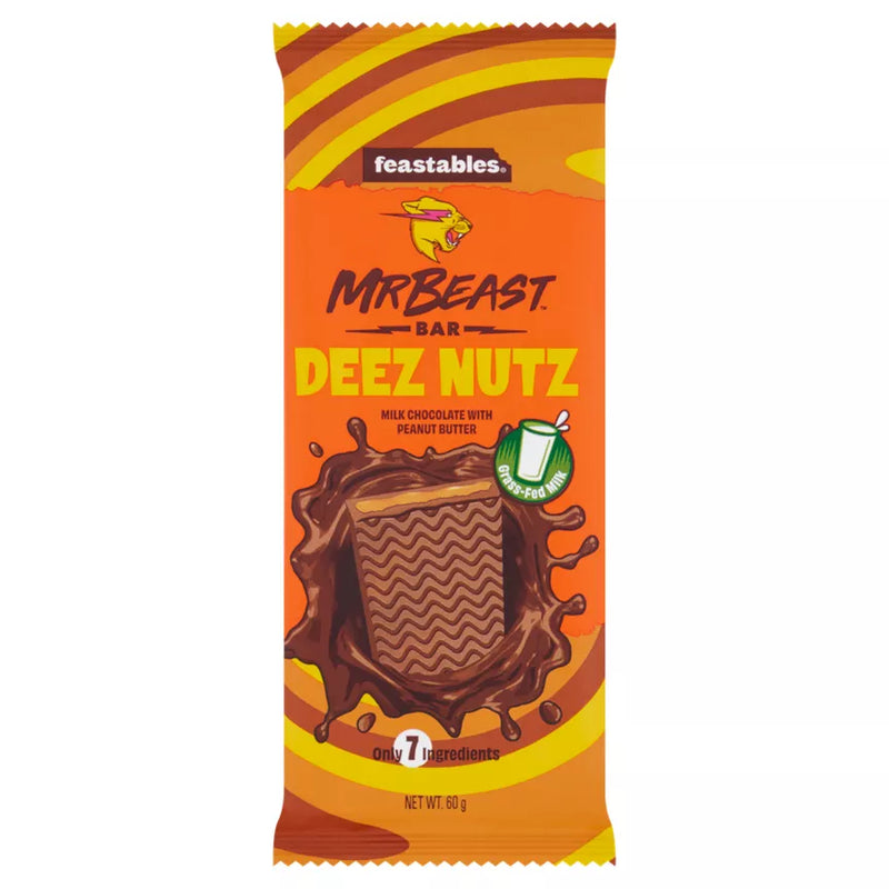 Mr Beast Feastables Deez Nutz Chocolate Bar (60g)