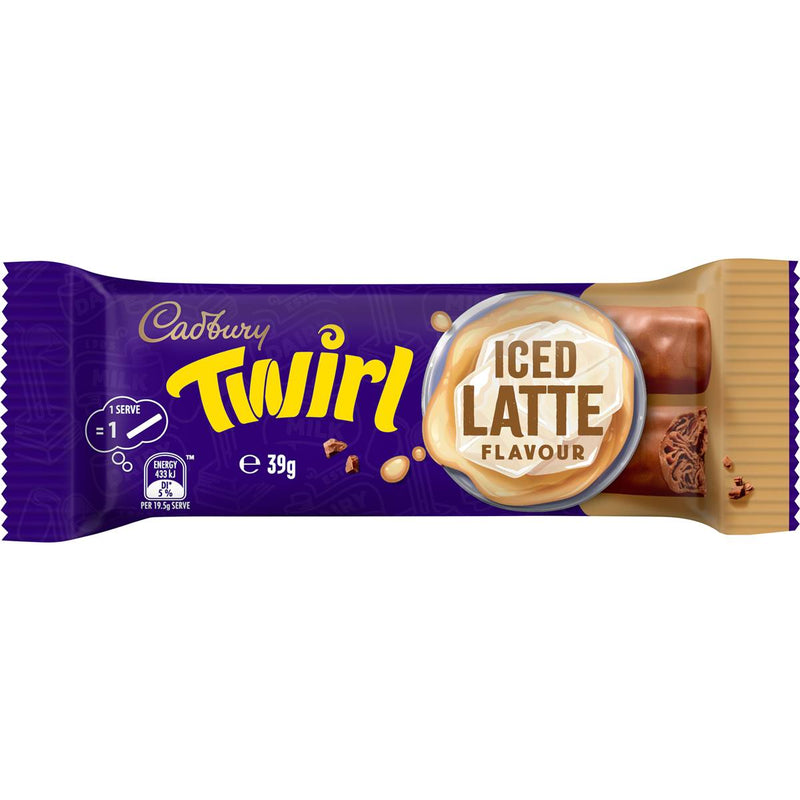 Cadbury Twirl Iced Latte (Australia) (39g)