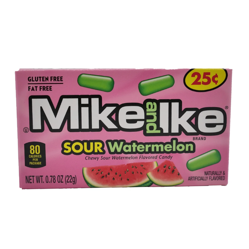 Mike & Ike Sour Watermelon (22g)