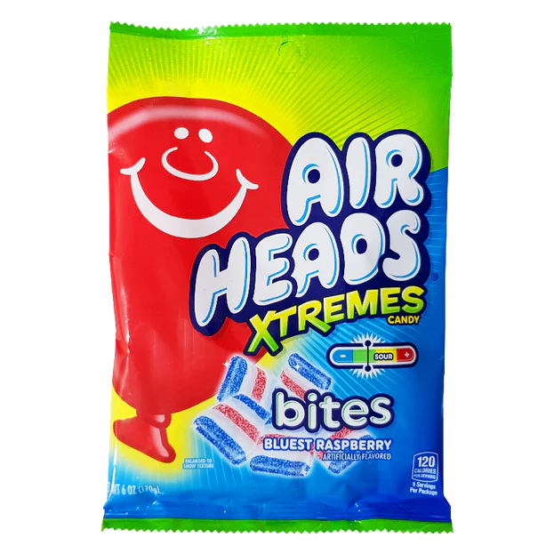 Airheads Xtremes Bites Bluest Raspberry (170g)