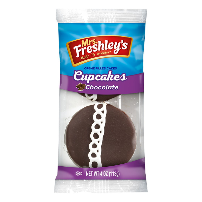 Mrs. Freshley's Chocolate CupCakes 2 Pack (113g)